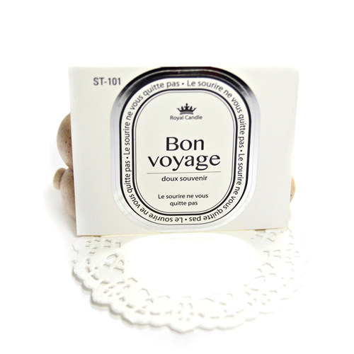 [고급스티커] Bon Voyage (6.3cmx5cm, 6개)