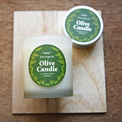 Olive Candle 원형 (6cm, 4개)