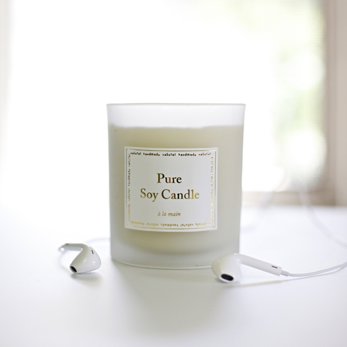 Pure Soy Candle 사각 (4.4cmx5.4cm, 4개)